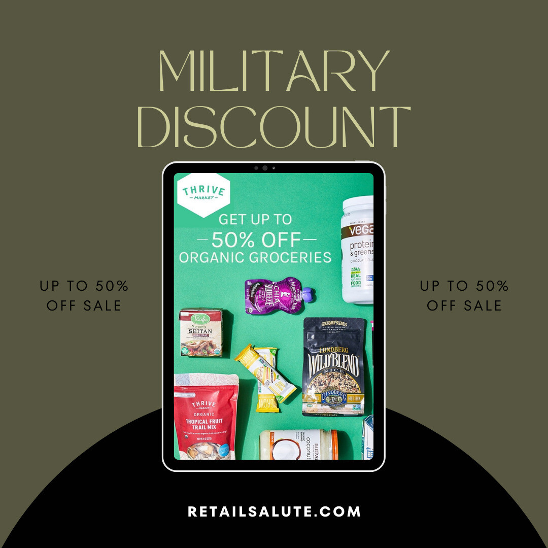 Thrive Market Military Discount