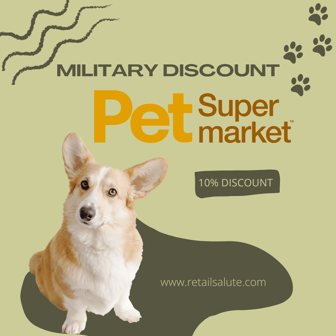 Pet Supermarket Military Discount
