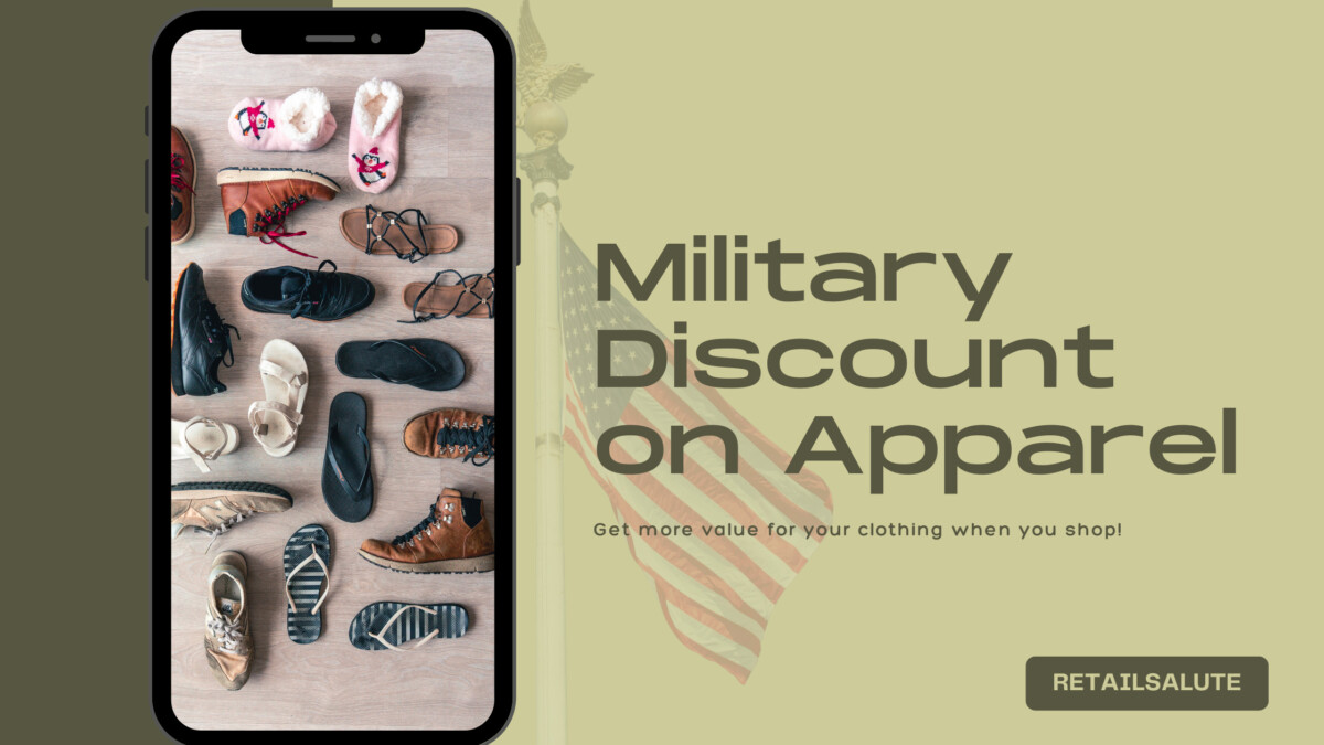 Military Discounts on Apparel RETAIL SALUTE
