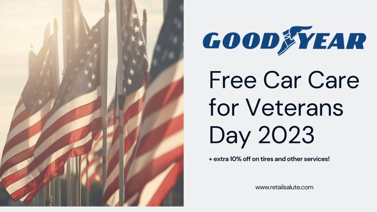 Goodyear Veterans Day 2023 Free Car Care