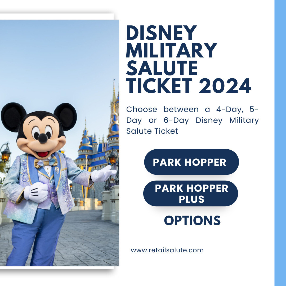 Disney Military Salute Ticket 2024